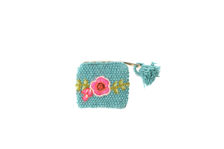 Marigold Coin Pouch - French Knot