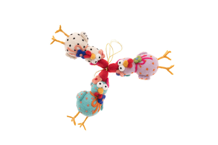 Chicken Ornament (set of 3)