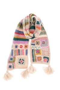 Woodstock Crochet Scarf – French Knot