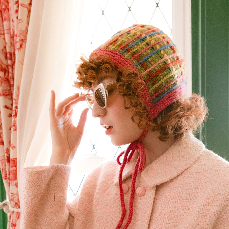 Tate Plaid Bonnet