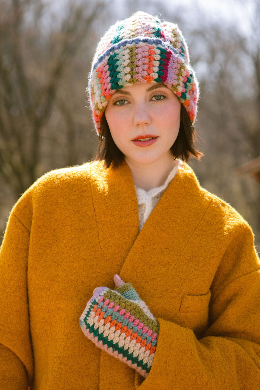 Winnie Crochet Handwarmer