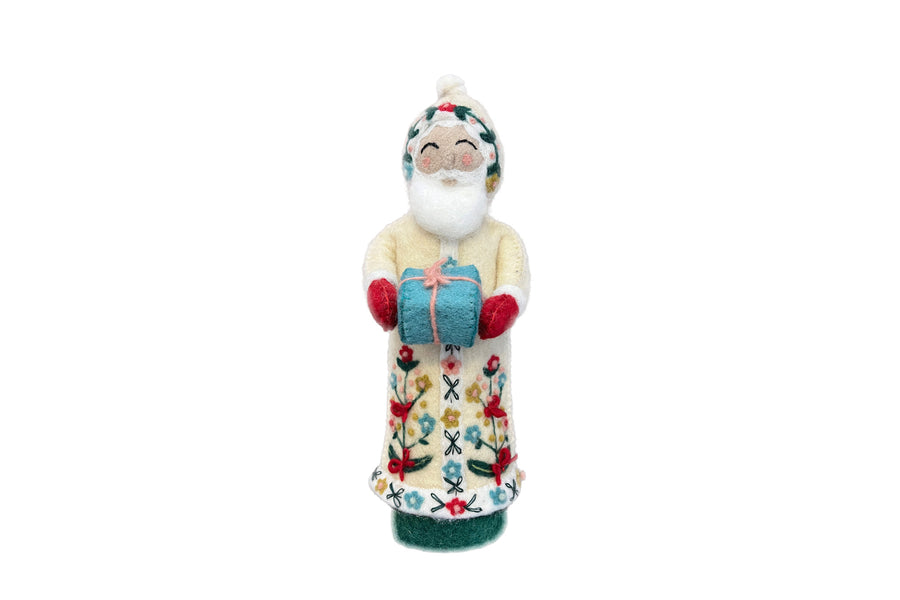 Santa Mantel Topper