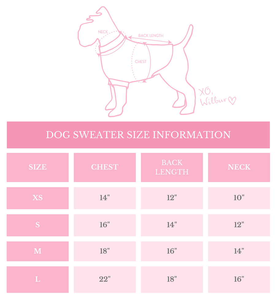 Suffolk Dog Sweater