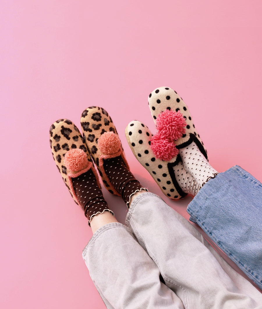Loafer Dot Slipper