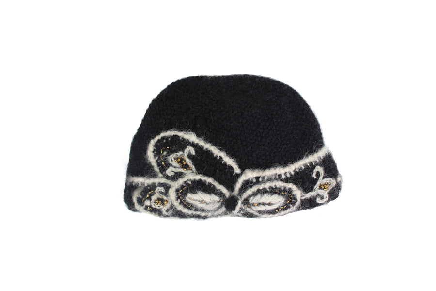 Embroidered Abby Cloche - French Knot