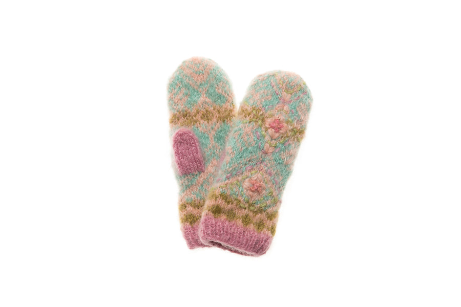 Ingrid Mittens - French Knot