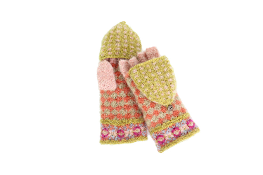 Rita Convertible Mittens - French Knot