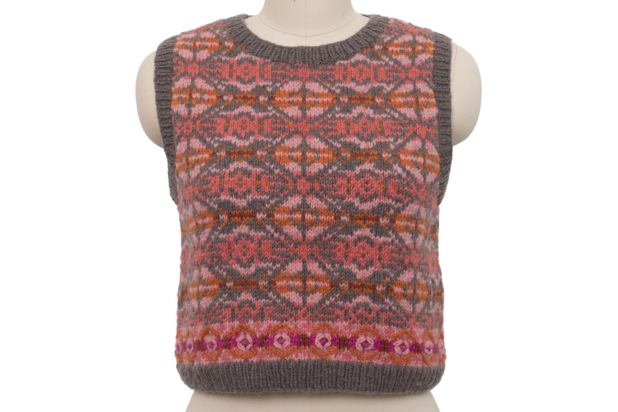 Betsy Cropped Vest – French Knot